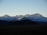 03 Gyachung Kang Ridge To Cho Oyu At Sunrise From Across Tingri Plain